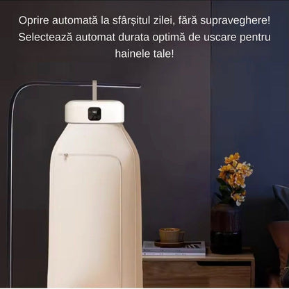 Uscator de Haine/Rufe, 600W, Cip PTC, Temporizare Inteligenta 1-8 ore, Sterilizare cu Lumina UV, 10Kg, A-147-19