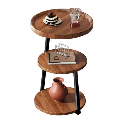 RESIGILAT - Masuta de cafea pentru living cu 3 polite — Confort Practic Pentru Casa Ta