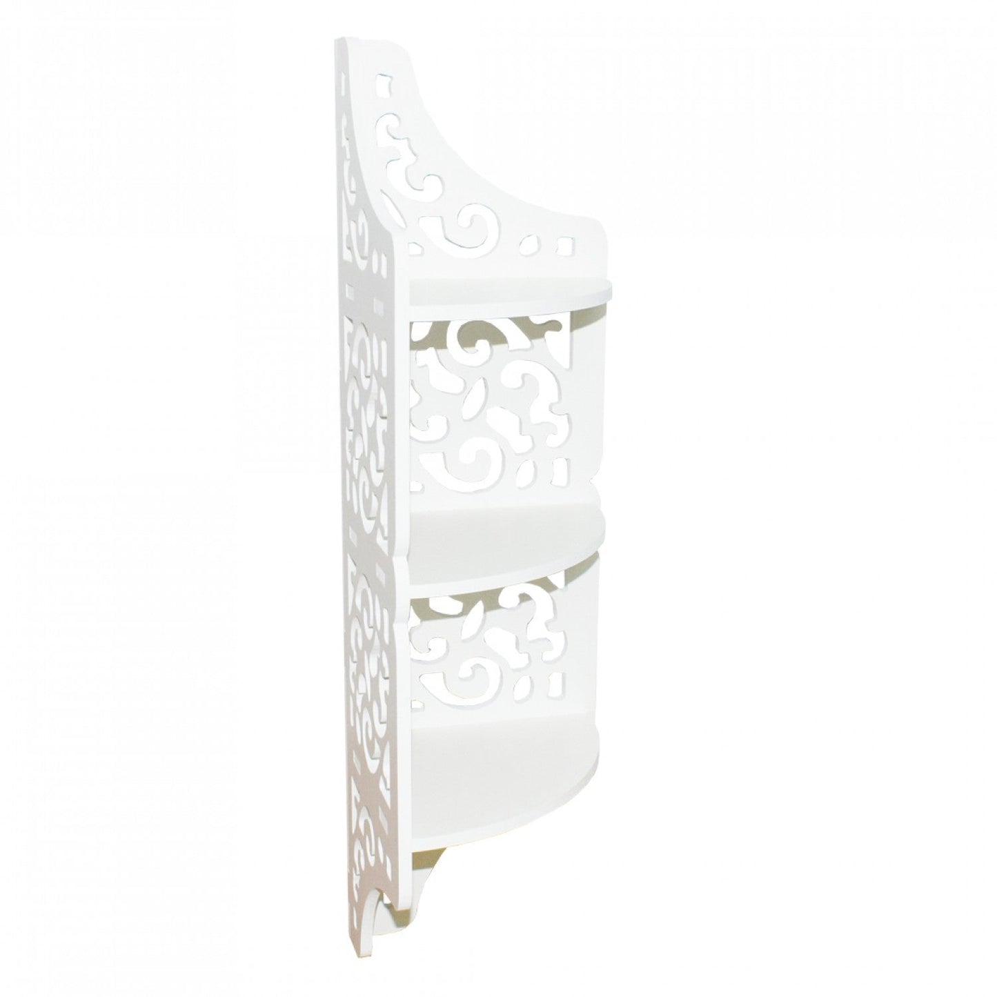 Etajera de colt decorativa cu 3 polite — Confort Practic Pentru Casa Ta