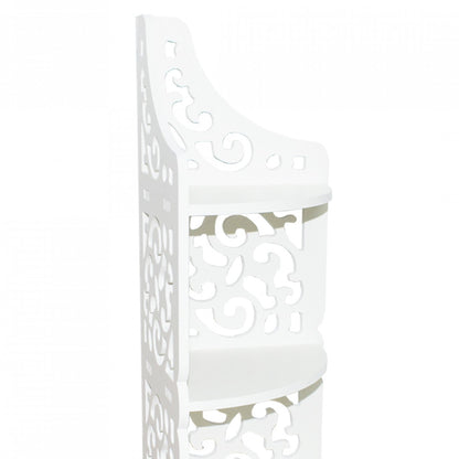 Etajera de colt decorativa cu 3 polite — Confort Practic Pentru Casa Ta