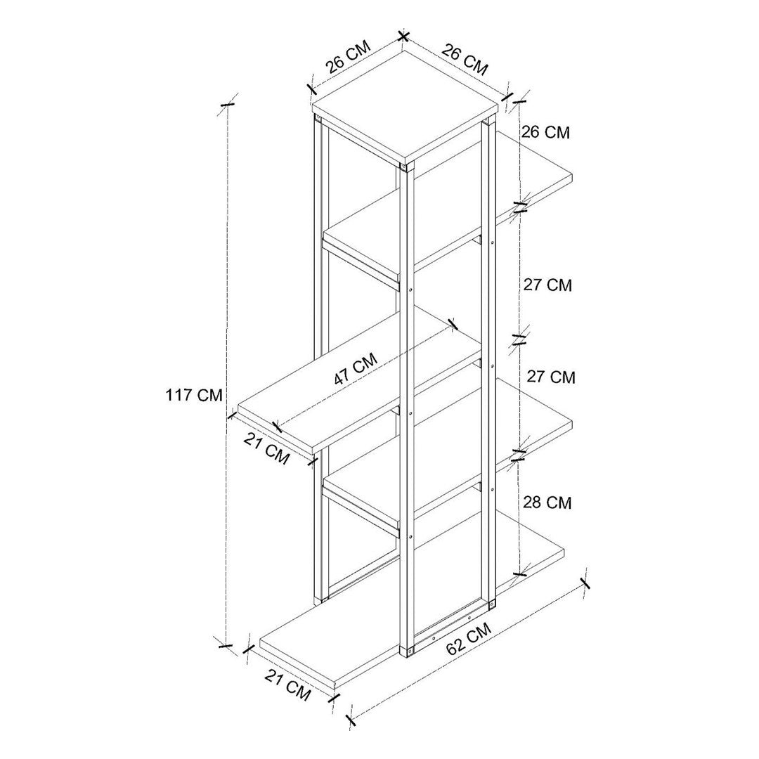 Suport flori Papatya multifunctional etajera decorativa pentru ghivece — Confort Practic Pentru