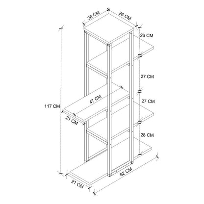 Suport flori Papatya multifunctional etajera decorativa pentru ghivece — Confort Practic Pentru