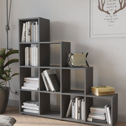Biblioteca scara cu 10 rafturi etajera carti 80 x 170 — Confort Practic Pentru Casa Ta