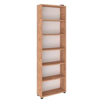 Biblioteca cu 6 rafturi din PAL etajera carti 60 x — Confort Practic Pentru Casa Ta