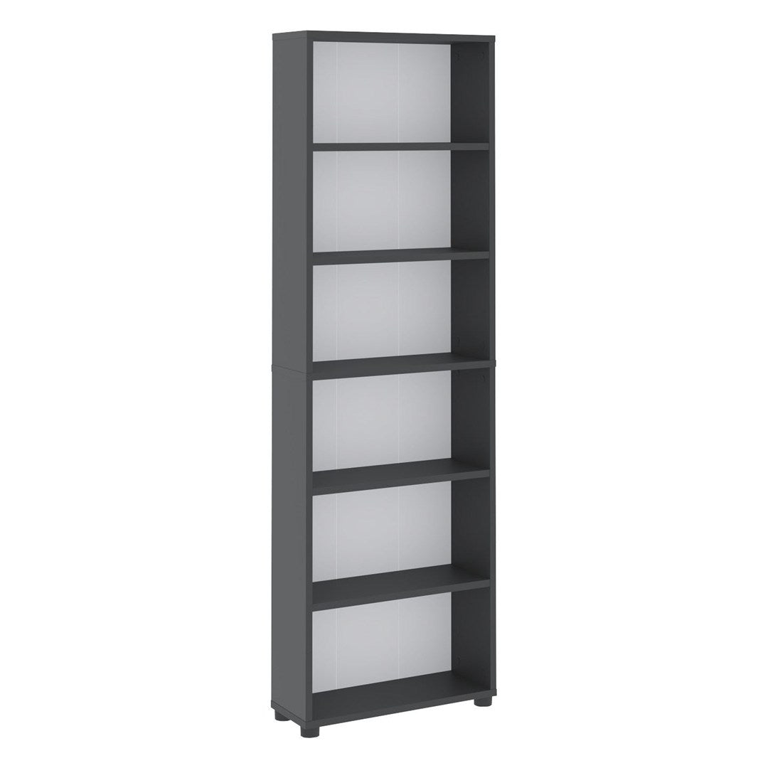 Biblioteca cu 6 rafturi din PAL etajera carti 60 x — Confort Practic Pentru Casa Ta