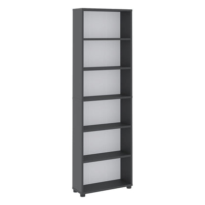 Biblioteca cu 6 rafturi din PAL etajera carti 60 x — Confort Practic Pentru Casa Ta