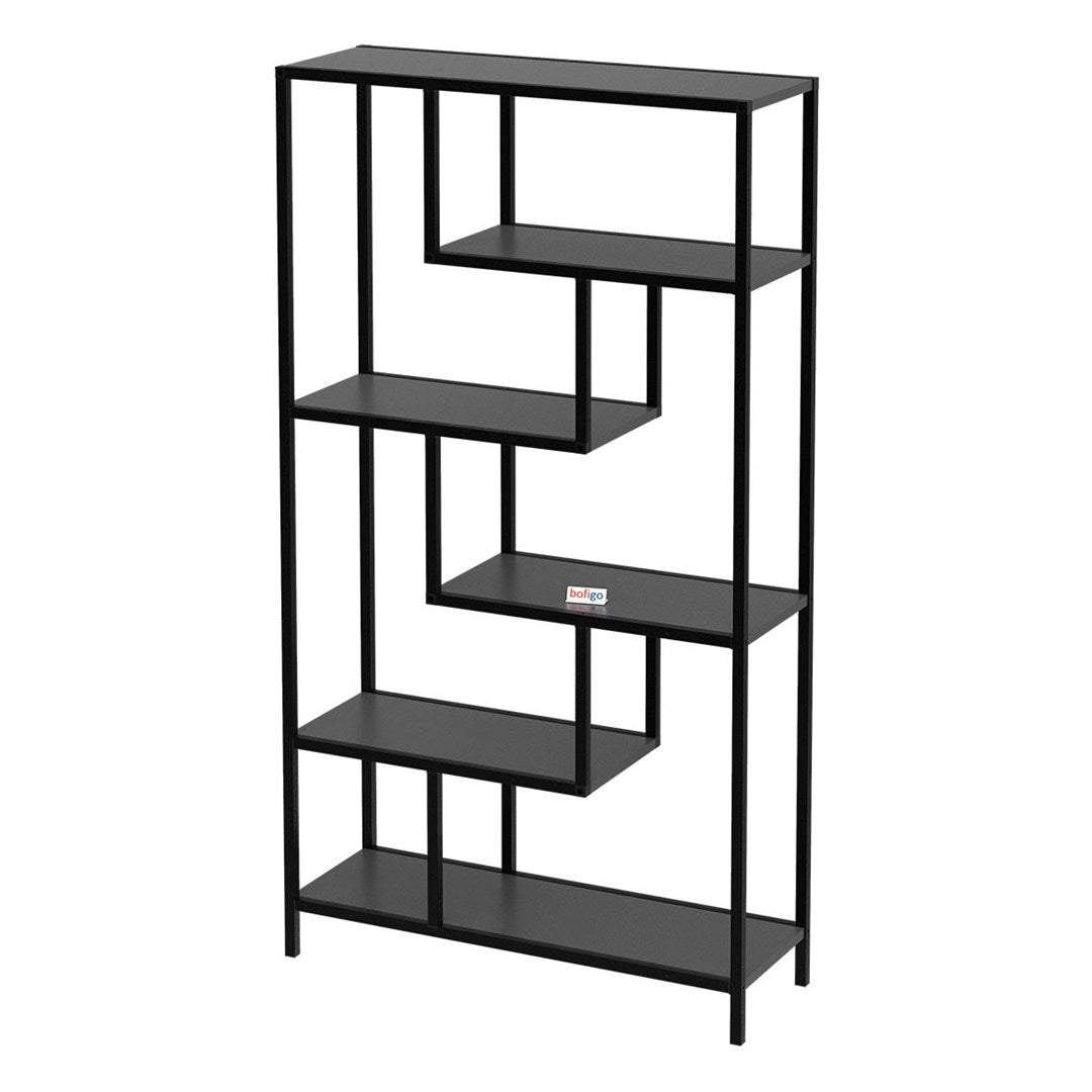 Biblioteca Larissa clasica cu rafturi multiple etajera carti 80 x — Confort Practic Pentru Casa Ta