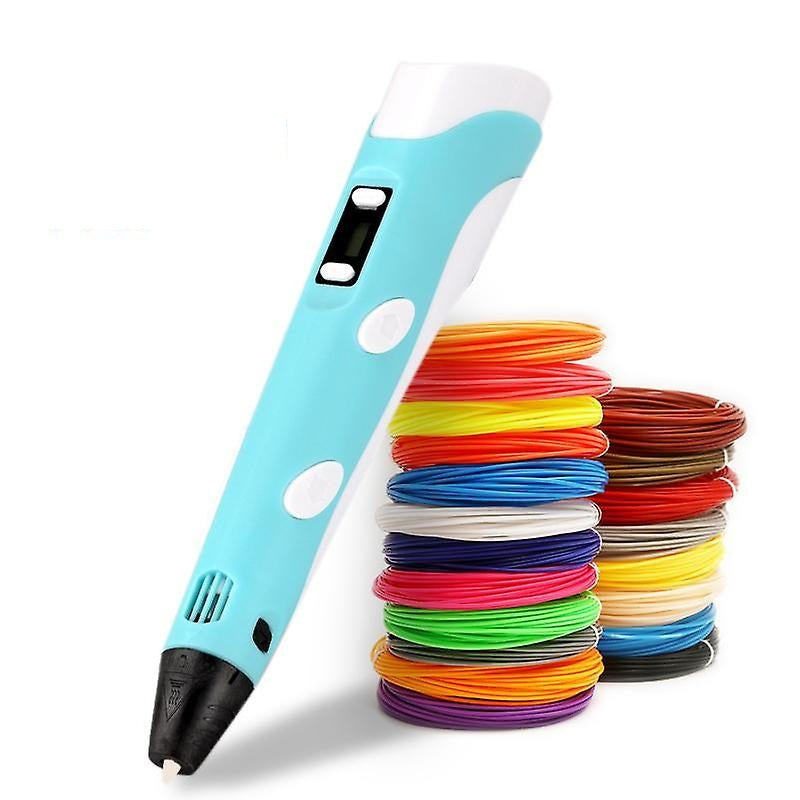 Set 10 rezerve filamente PLA pentru Creion 3D Magic 1.75mm — Util Pentru Familie și Copii