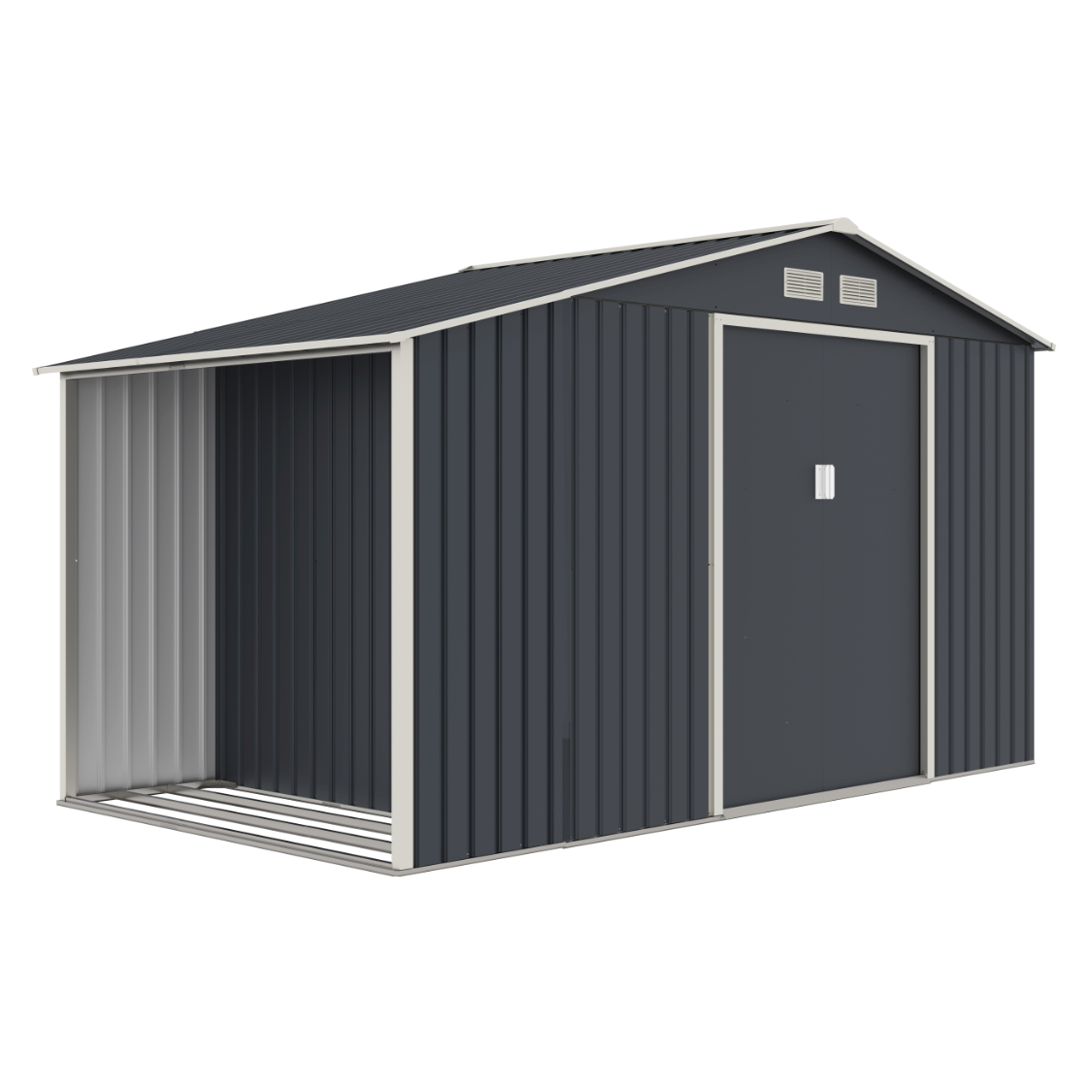Casuta/magazie de gradina premium metalica