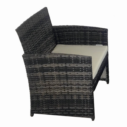 Set mobilier terasa/gradina tip ratan KLUGMEISTER KJFR030