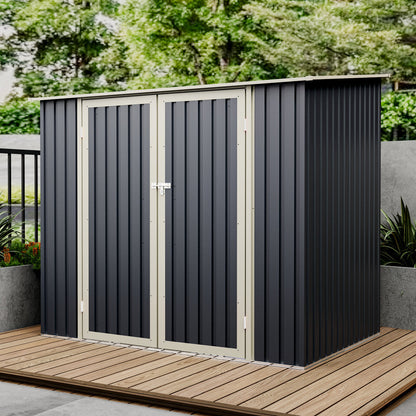 Casuta/magazie de gradina premium metalica