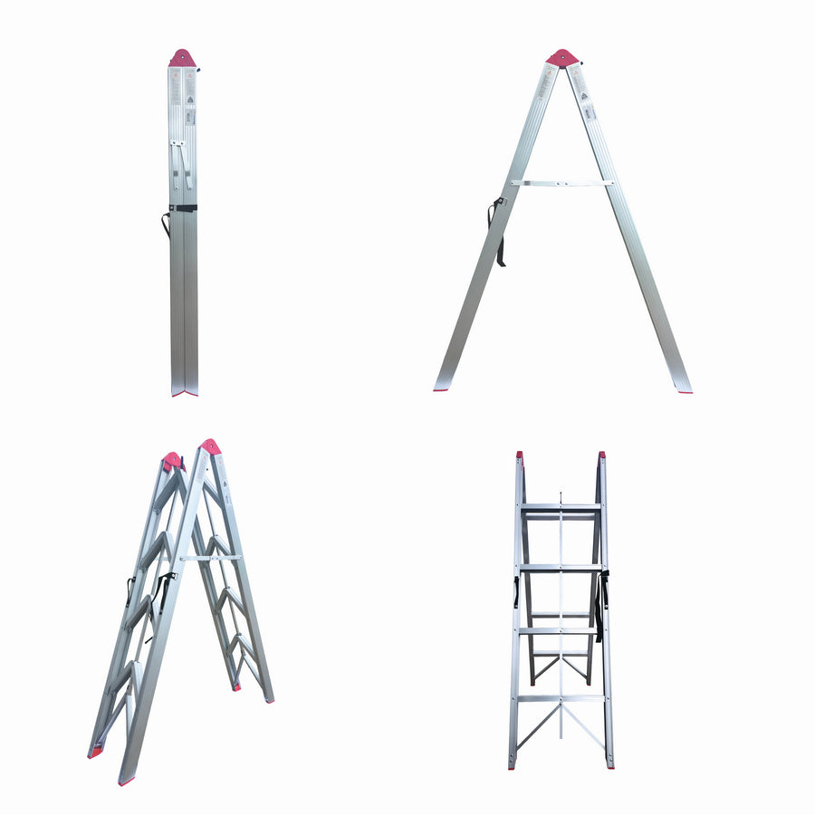Scara pliabila ultracompacta din aluminiu TOOLS JL-308(2x4)
