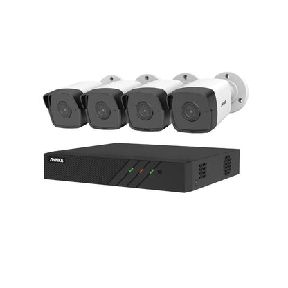 Sistem performant de supraveghere video N98BPL+I51DL*4 4 camere tip Bullet — Control și Siguranță
