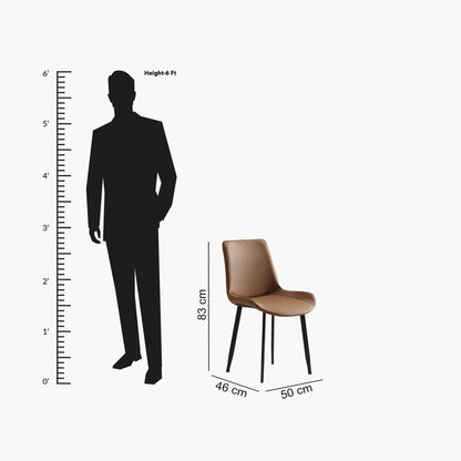 Scaun de dining design scandinav 50 x 46 x 83 — Confort Practic Pentru Casa Ta
