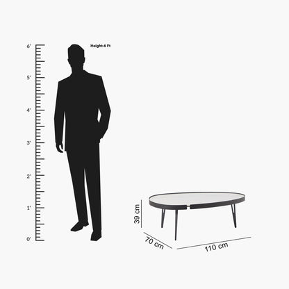 Set 2 Masute de Cafea Moderne din Piatra Sinterizata — Confort Practic Pentru Casa Ta
