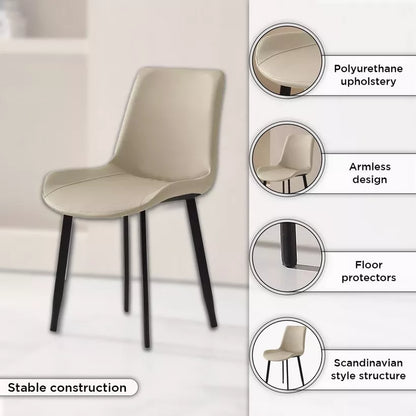 Scaun de dining design scandinav 50 x 46 x 83 — Confort Practic Pentru Casa Ta