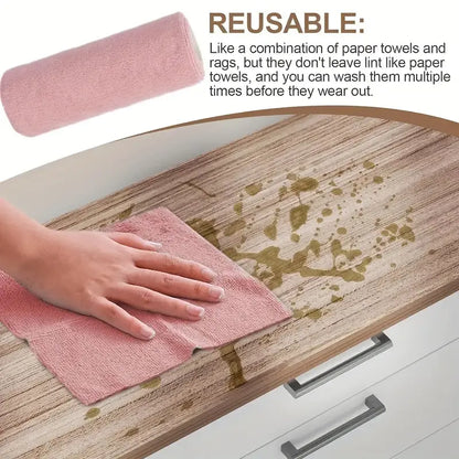 Set 30 lavete reutilizabile multifunctionale 25x25 cm — Mai Mult Confort în Bucătărie