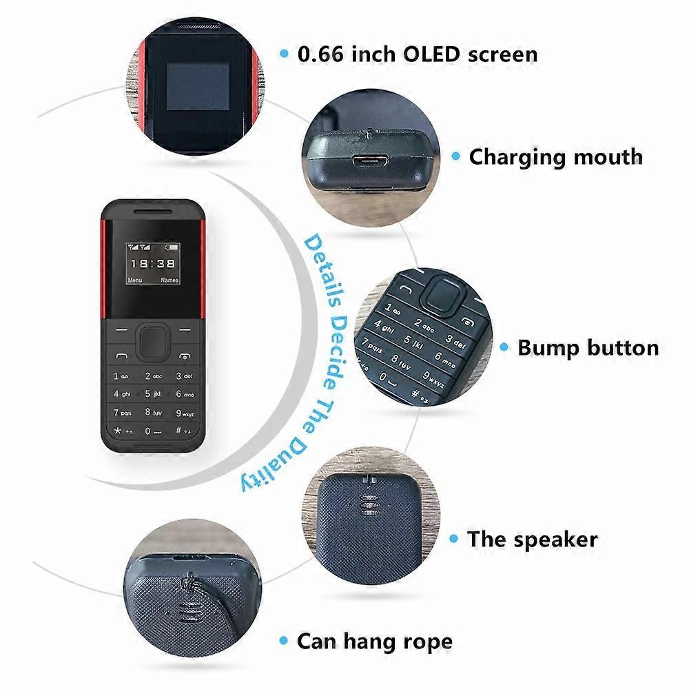 Mini telefon Dual Sim BM222 — Utilitate Smart Zi de Zi