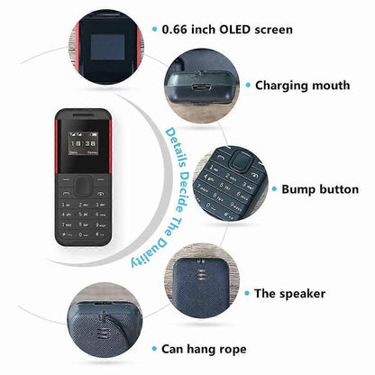 Mini telefon Dual Sim BM222 — Utilitate Smart Zi de Zi