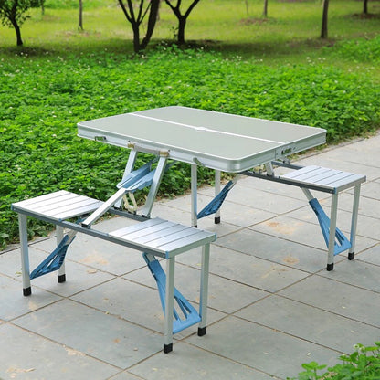 Masa pliabila picnic tip geamantan — Mai Mult Confort Oriunde