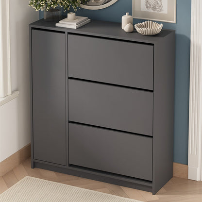 Pantofar Gizem cu usi basculante dulap pantofi 90 x 100 — Confort Practic Pentru Casa Ta