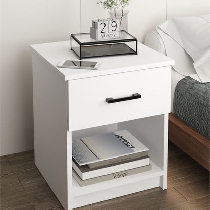 Noptiera cu sertar clasica noptiera dormitor 40 x 45 cm — Confort Practic Pentru Casa Ta