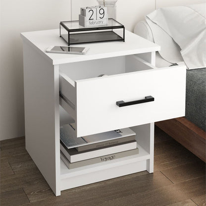 Noptiera cu sertar clasica noptiera dormitor 40 x 45 cm — Confort Practic Pentru Casa Ta