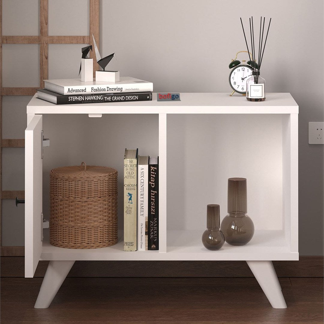 Noptiera Mikonos cu sertar noptiera dormitor 40 x 55 cm — Confort Practic Pentru Casa Ta