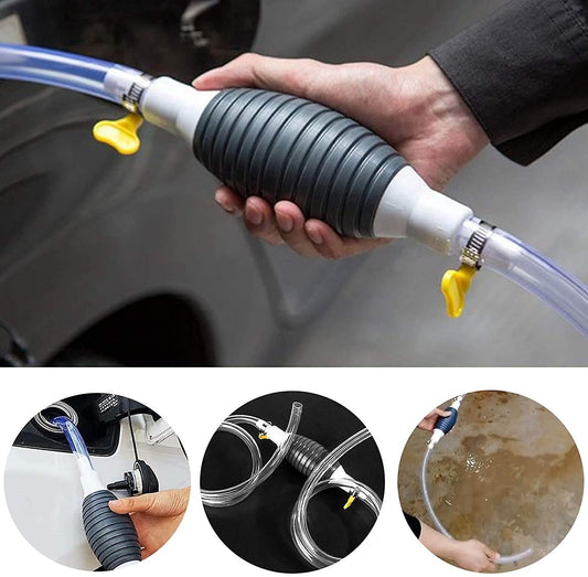 Pompa Manuală pentru Transfer Lichide cu Furtun 2M și Clemă de Fixare, A-164-9