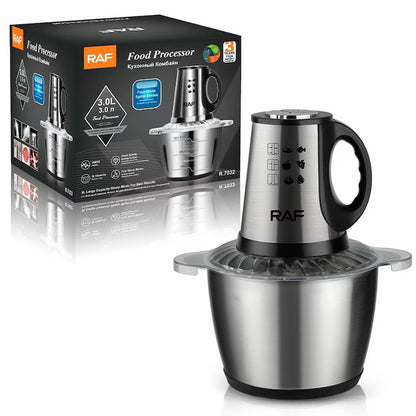 Robot de Bucătărie / Tocator 3L, 1000W, cu Lame Inox, M-148