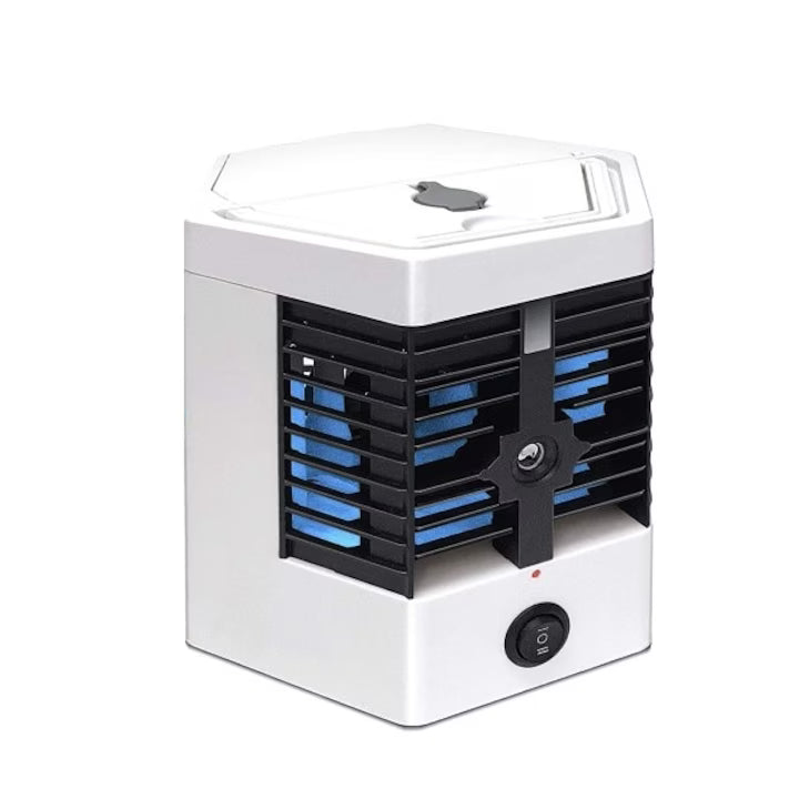 Mini Racitor de Aer cu Gheata Portabil, Umidificare si Racorire Rapida USB, M-104