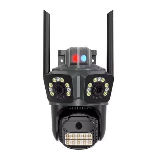 Camera de Supraveghere WiFi cu 3 Lentile, Detectie AI, IP66, A-161-18