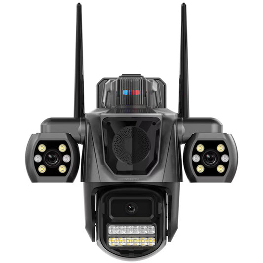 Camera de Securitate Exterior 360, 3MP WiFi, 3 Lentile, A-166-9