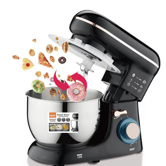 Mixer cu Bol 3-in-1, 1300W, 4.5L, cu Accesorii pentru Aluat, M-144