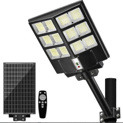 Lampă Solară 600W cu 480 LED-uri, Panou Monocristalin și Telecomandă IP65, CLS-IL019