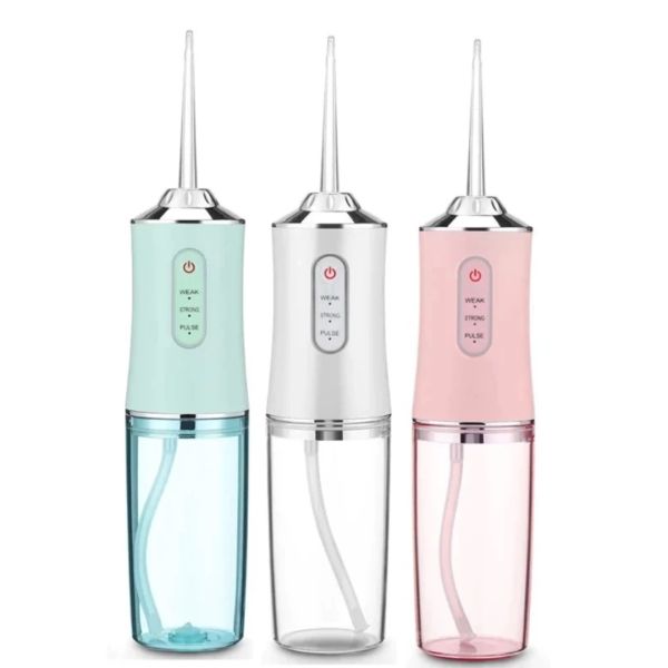 Irigator Bucal Portabil Reîncărcabil USB, 3 Moduri și 4 Duze pentru Curățare Dentară, A-178-7