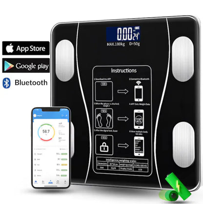 Cantar Corporal Inteligent cu Bluetooth si Aplicatie, A-176-6