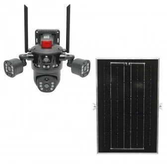 Camera de Supraveghere Solara cu 3 Lentile, A-169-10