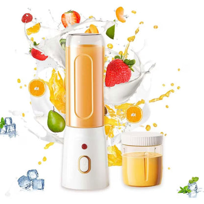 Set Blender Portabil Reincarcabil, 10 Lame Inox in 3D, 21.000 RPM, 450ml, A-161-17