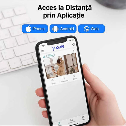 Camera de Supraveghere JORTAN WiFi 9MP — Control și Siguranță Zi de Zi