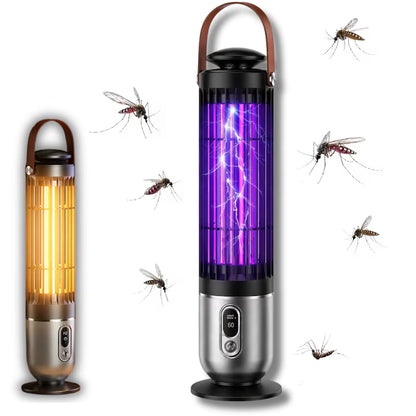 Lampa UV Anti-Tantari Reincarcabila si Lampa de Noapte 2 in 1, cu Senzor de Amurg, A-165-6