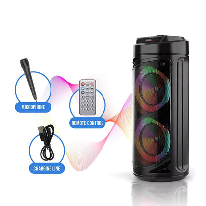 Boxa portabila Wireless ZQS 6212 30W LED — Utilitate Smart Zi de Zi