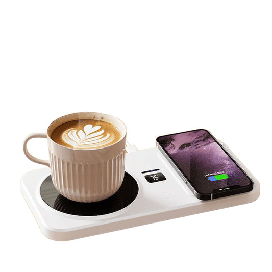 Incalzitor de Cafea cu Incarcare Wireless pentru Telefon, A-150-8