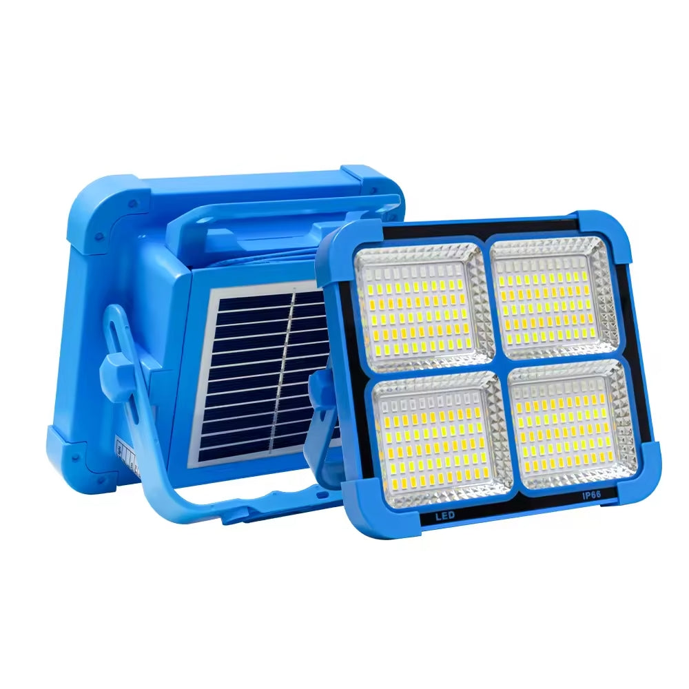 Proiector LED cu Panou Solar, 100W, pentru Exterior, A-119-83