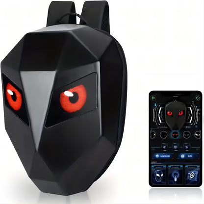 Rucsac cu Ecran LED Programabil (Animatie Ochi Verde), A-160-9