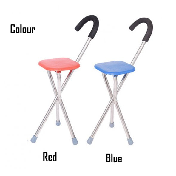 Scaun pliabil cu baston inaltime 82 cm — Confort Personal Zi de Zi