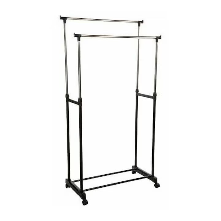 Suport Dublu pe Roti pentru Haine, A-137-15