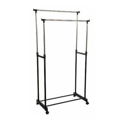Suport Dublu pe Roti pentru Haine, A-137-15
