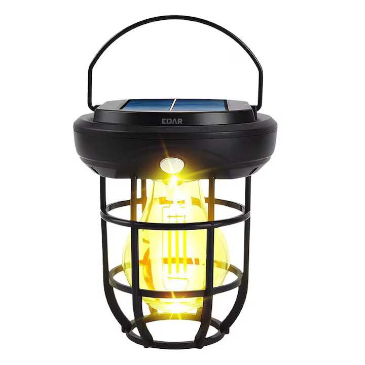 Felinar Solar de Exterior cu LED, Iluminare Decorativa pentru Gradina si Terasa, M-108