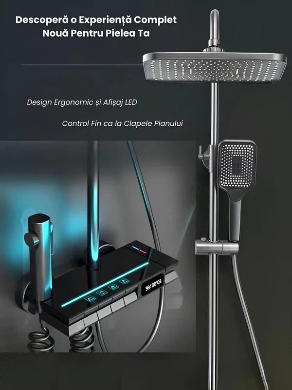 Coloana de Dus Smart Afisaj LED — Confort Practic Pentru Casa Ta